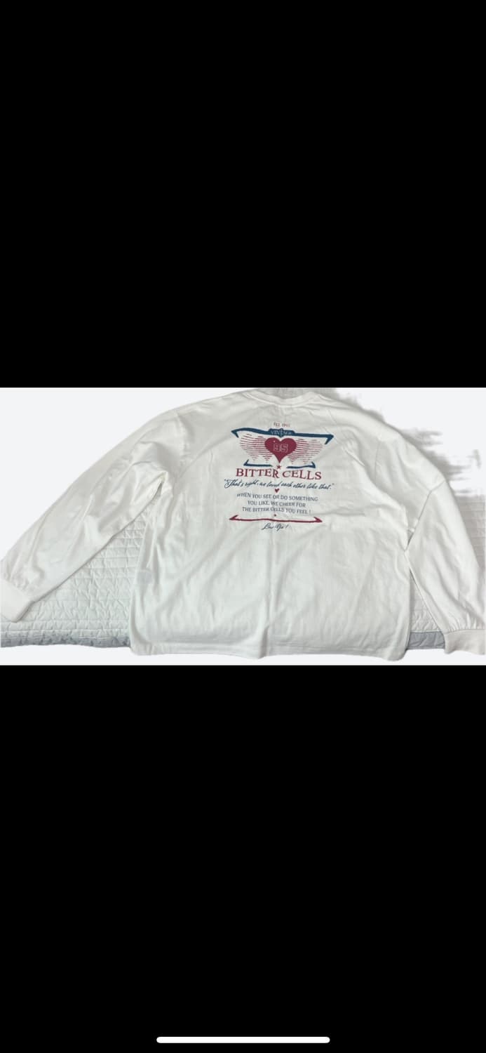 (1회 착용)비터셀즈 sporty heart long sleeve 아이보 상품이미지3