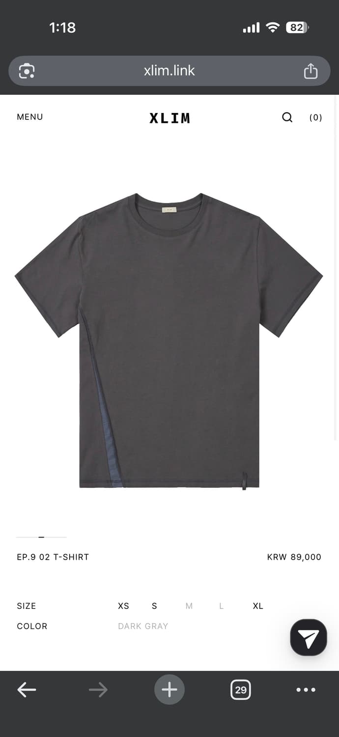 xlim ep.9 02 t-shirts [s] 상품이미지1