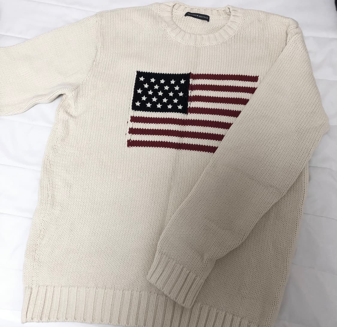 브랜디멜빌 성조기 니트 상품이미지1