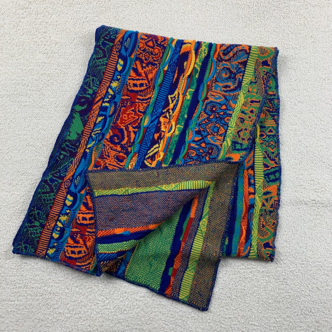 쿠지st 케이블 니트 머플러 상품이미지2