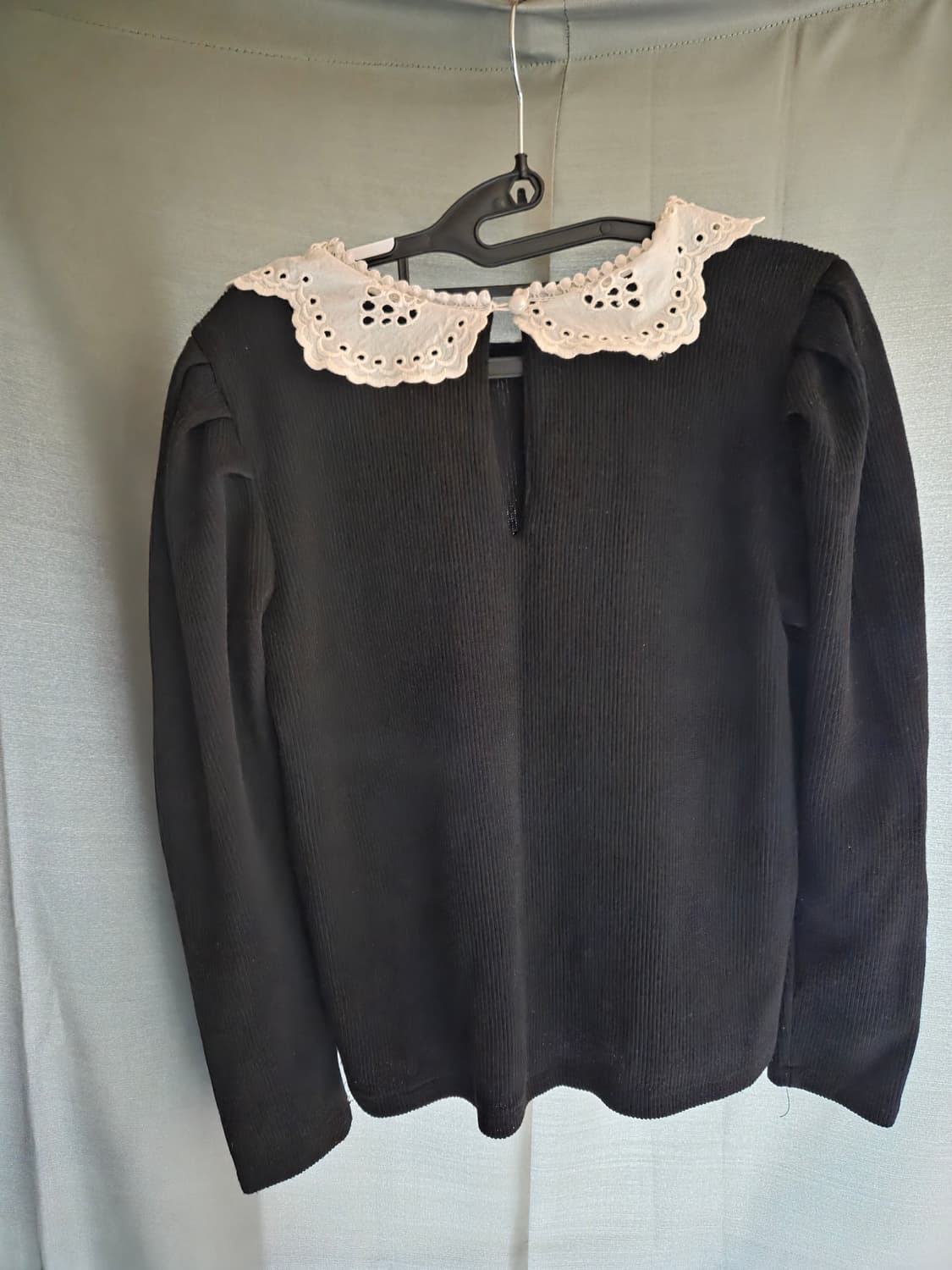 5천원 급처! 빈티지 아일렛 니트 블랙 상품이미지2