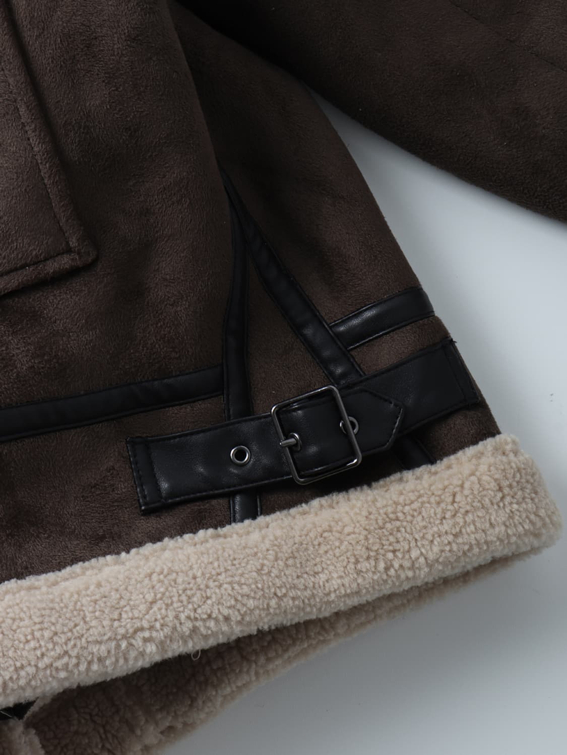 Ray BEAMS Fake Mouton Bomber Blouson 상품이미지10