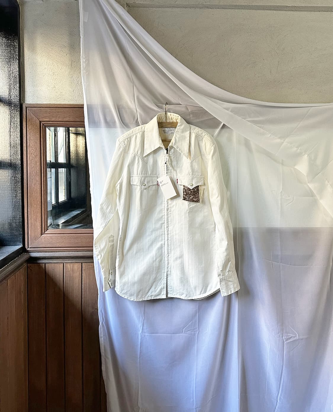 LEVI'S zip-up western denim shirt jacket 상품이미지6