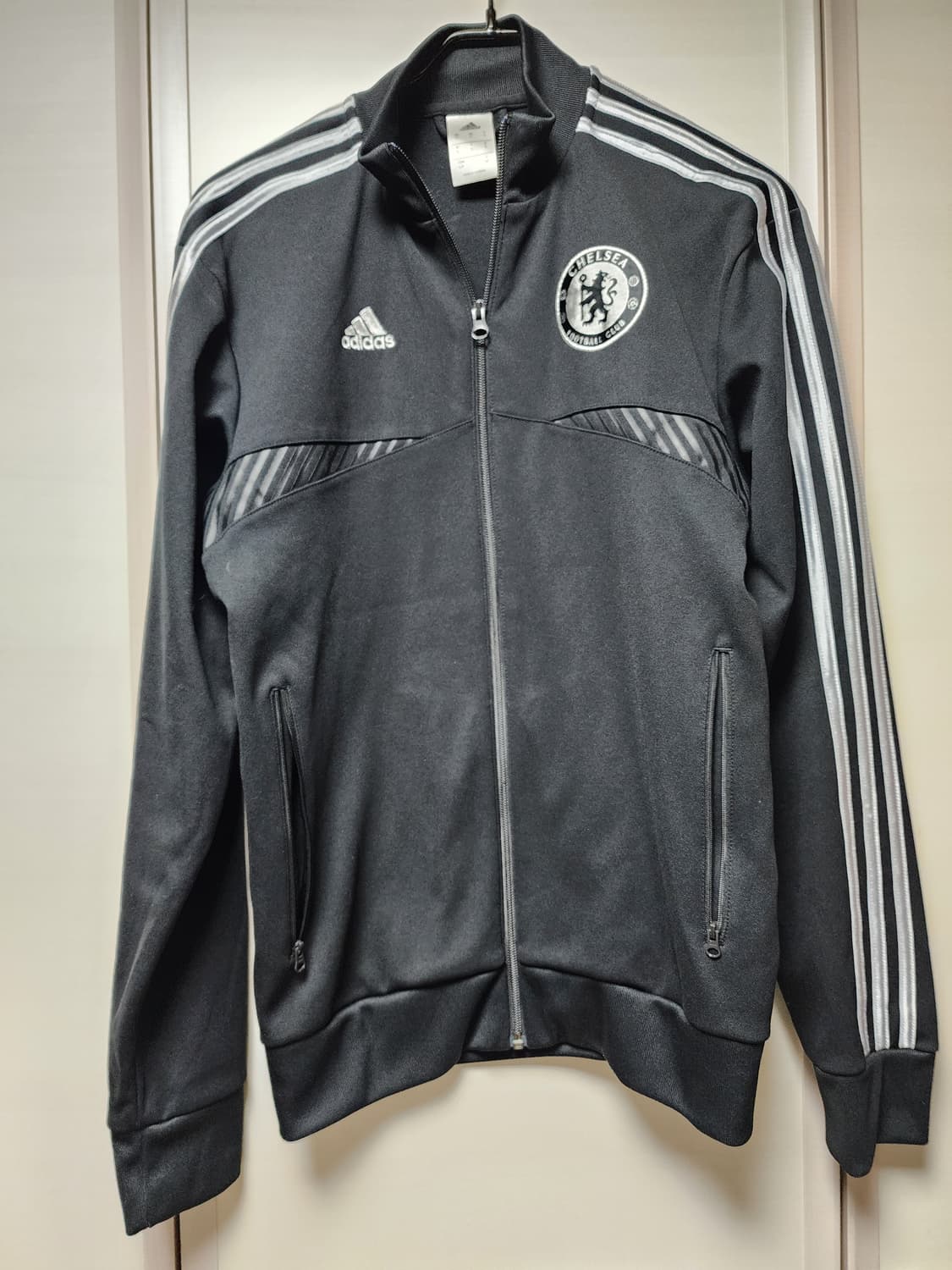 (해외판) 아디다스 첼시 블랙 실버삼선 져지 (S) 상품이미지1