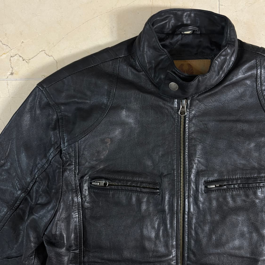 London vintage leather jacket 상품이미지4