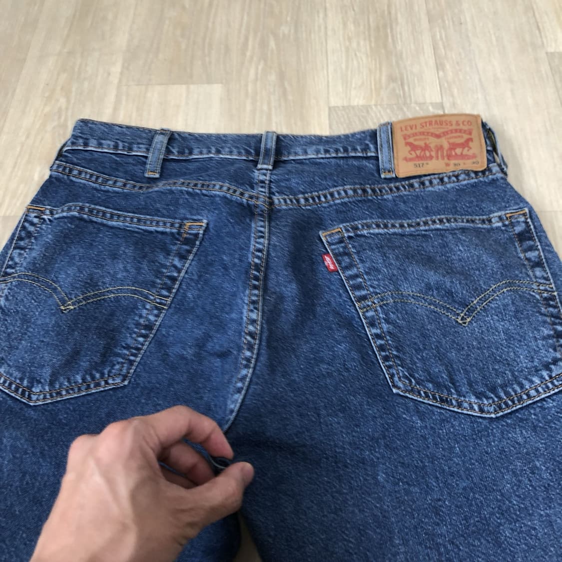 (30) 리바이스 Levi's 517 부츠컷 중청 워시드 데님 상품이미지9