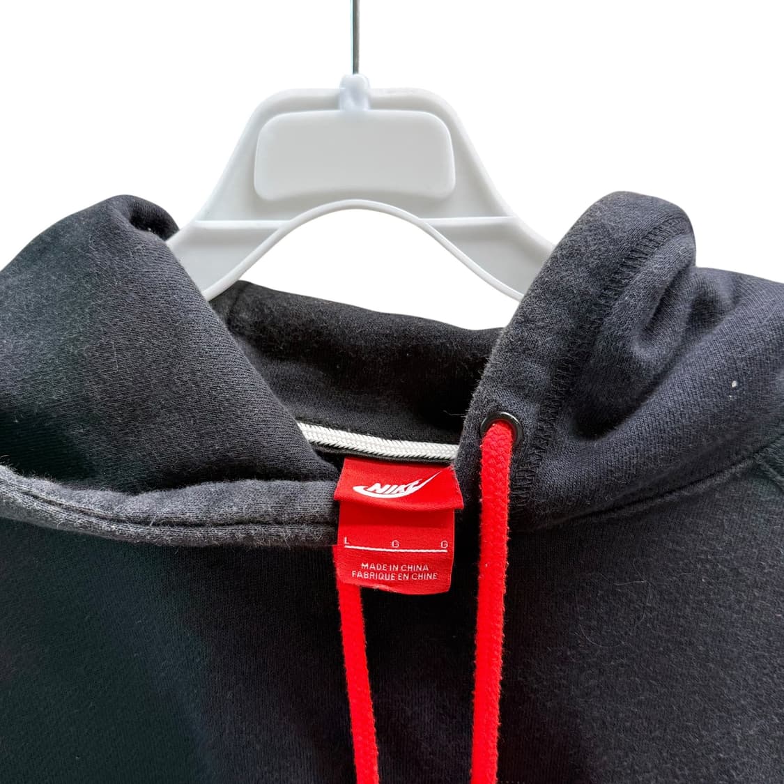 [L] 나이키 블랙 후드집업 상품이미지5