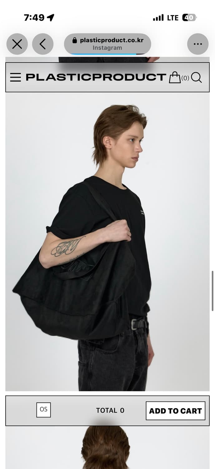 MPA suede Big Bag(black) 상품이미지2