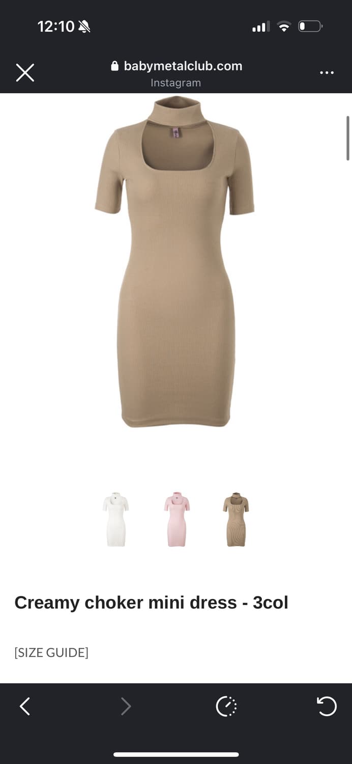 베이비메탈클럽 초커 미니 드레스 상품이미지1