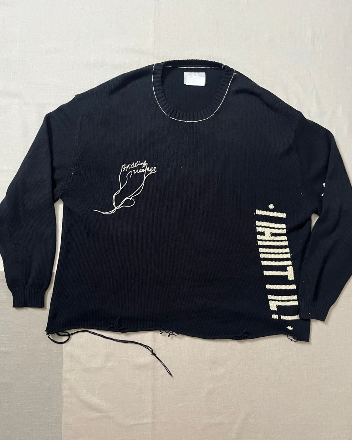 더블렛 20ss 히든메세지 코튼 니트 doublet 스웨터 상품이미지4