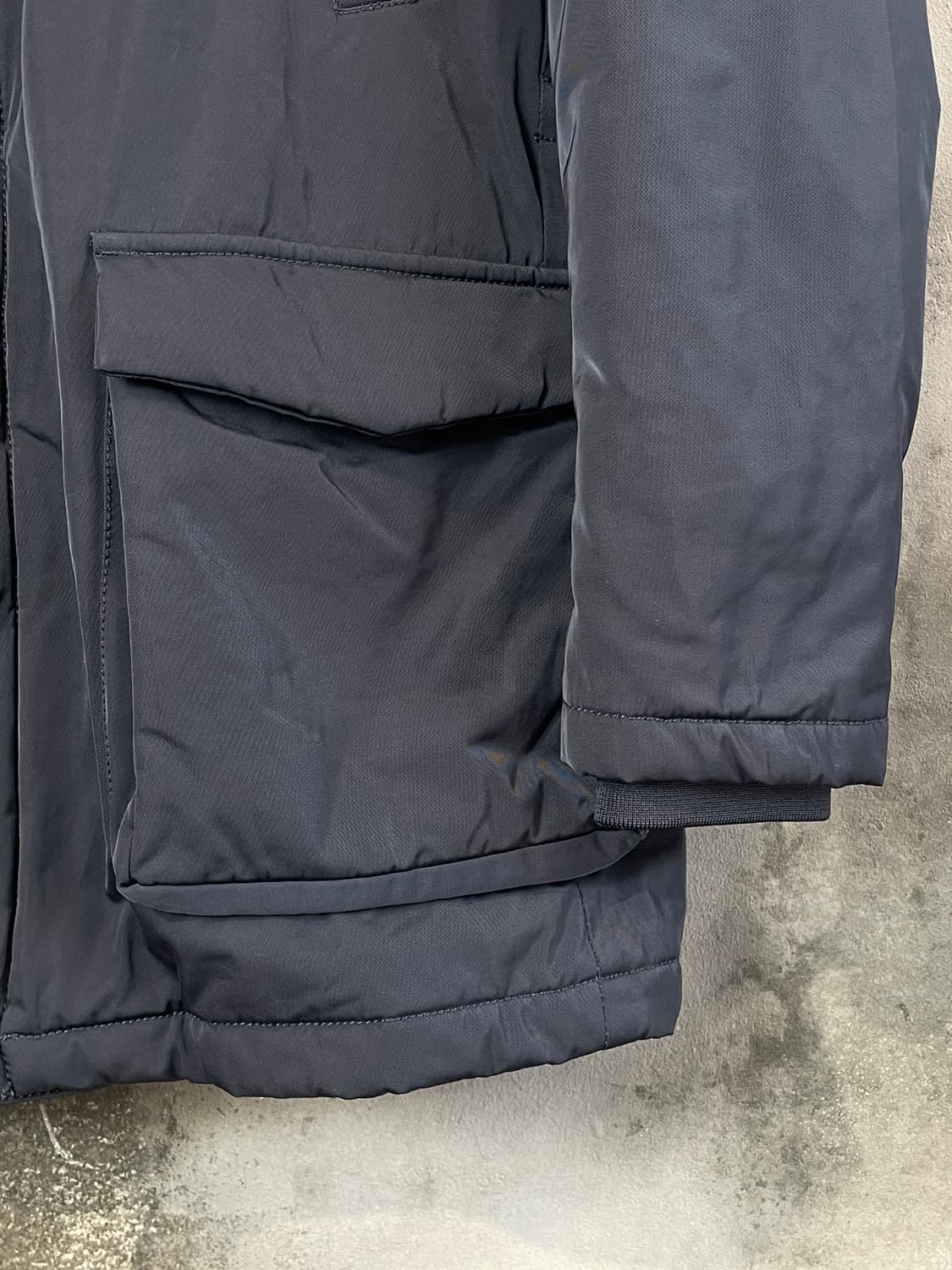 아르마니 진스 스노클 후드 다운 자켓 상품이미지6