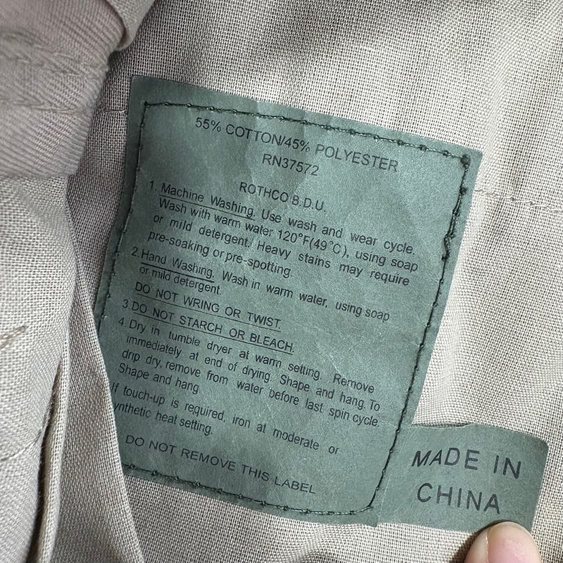 ROTHCO BDU 카고포켓 더블니 밀리터리 팬츠 상품이미지4