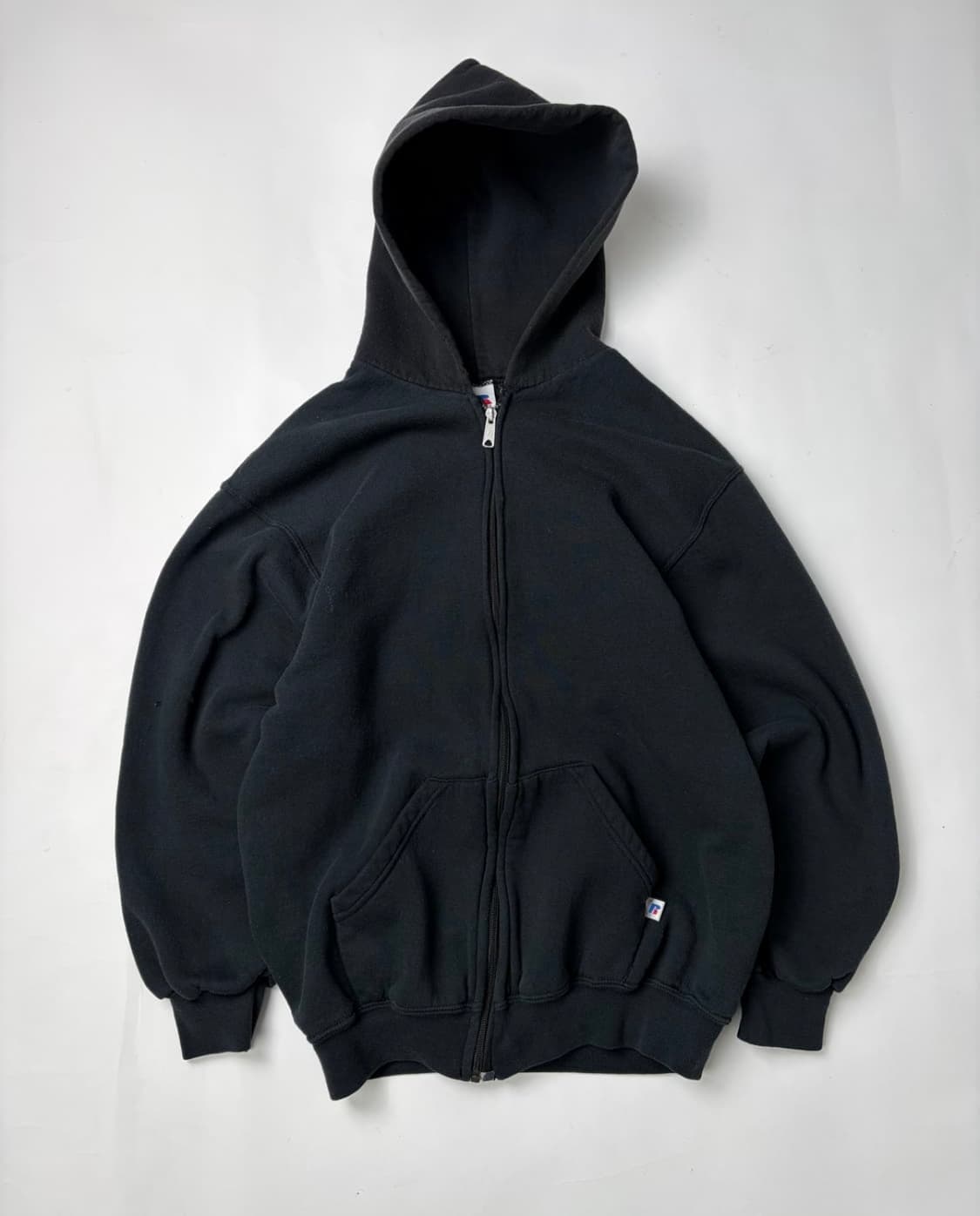 90s Russell Two Tone Zip up Hoodie 상품이미지1