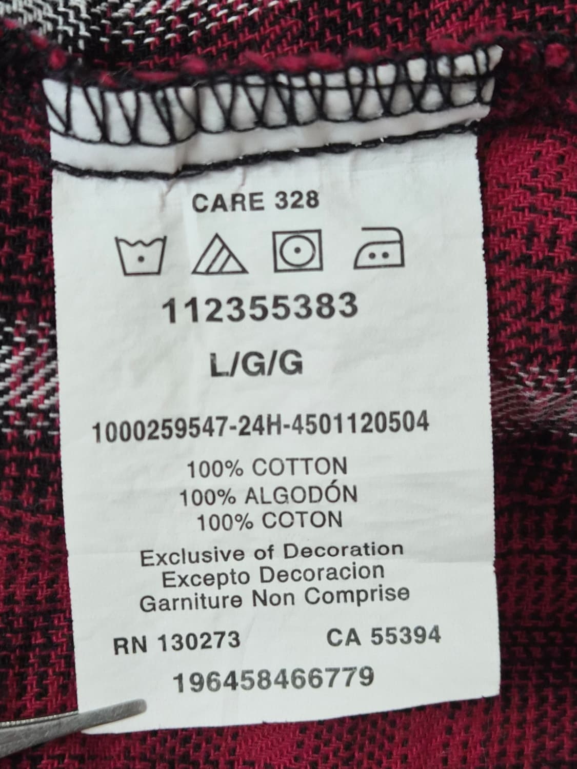 랭글러Wrangler 레트로 체크 웨스턴 셔츠 L사이즈 - S325 상품이미지6