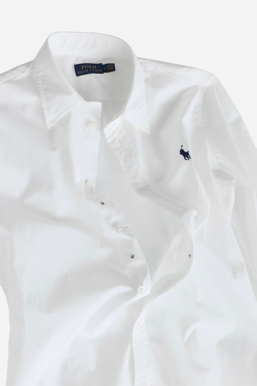 Polo Ralph Lauren White Snap Button Shir 상품이미지3