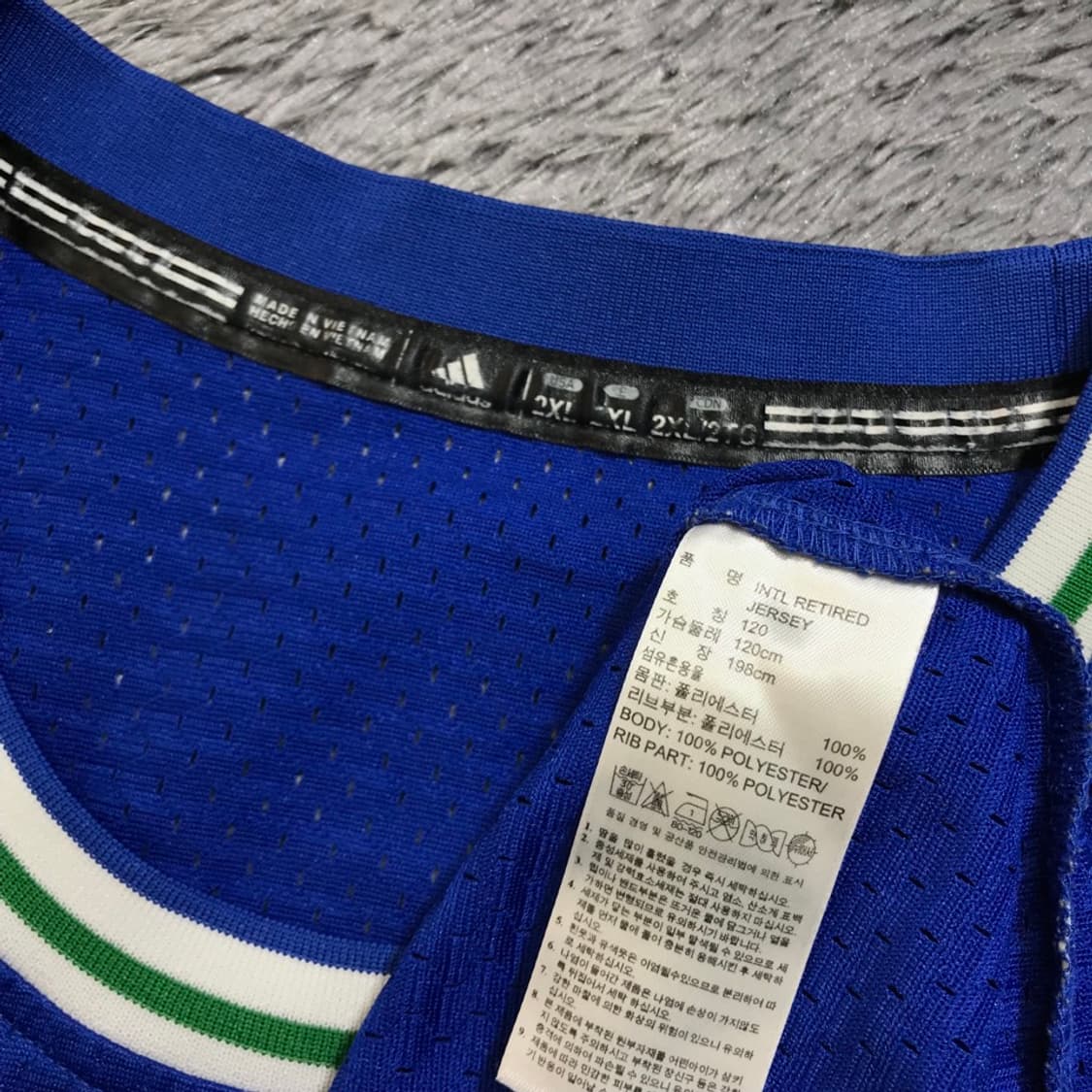 [[2XL(120)] 아디다스 NBA WOLVES 가넷 21 스윙맨 져지 상품이미지5