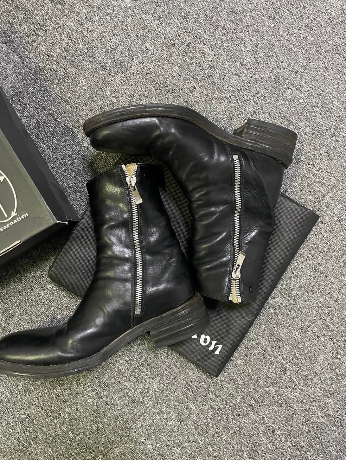 incarnation side zip & hand stitch boots 상품이미지2