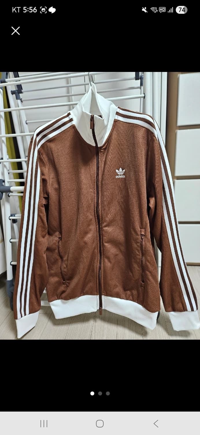 아디다스브라운 트랙자켓 m 상품이미지2