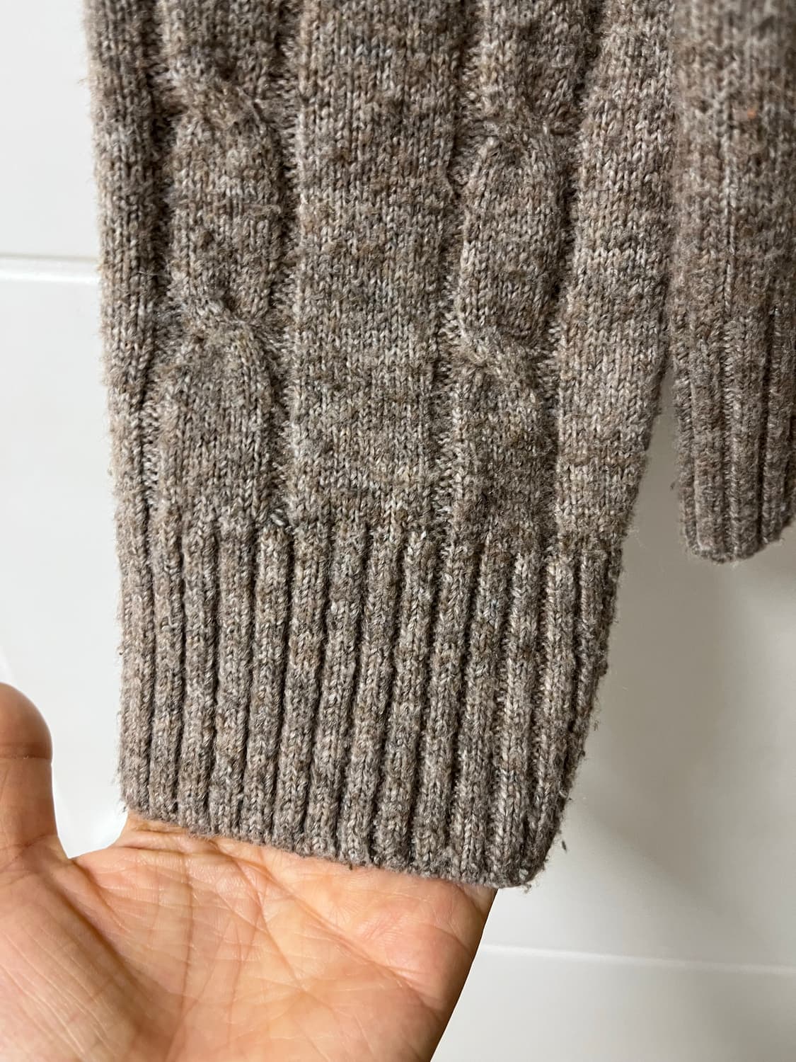 메종키츠네 케이블 니트 스웨터 상품이미지6