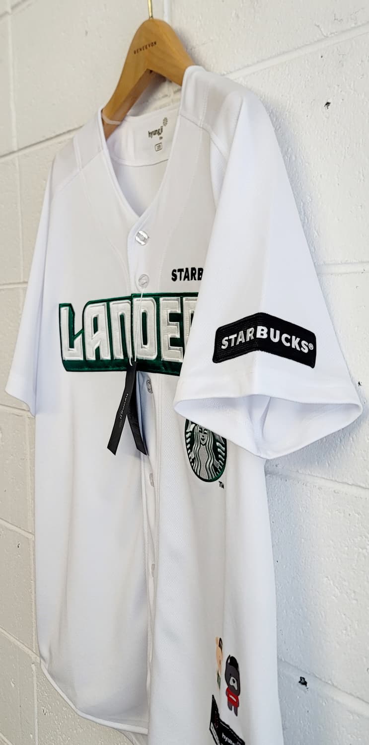 [105.XL]SSG랜더스 X 스타벅스 22주년 기념 콜라보 유니폼 상품이미지6