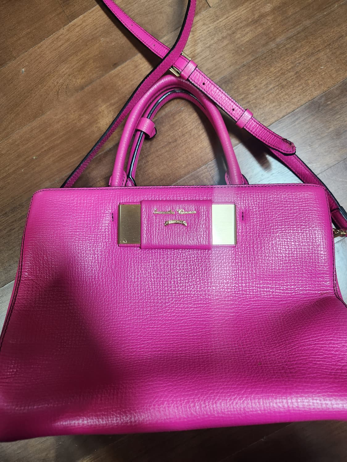 하루만) 사만사타바사 핑크 크로스백 상품이미지1