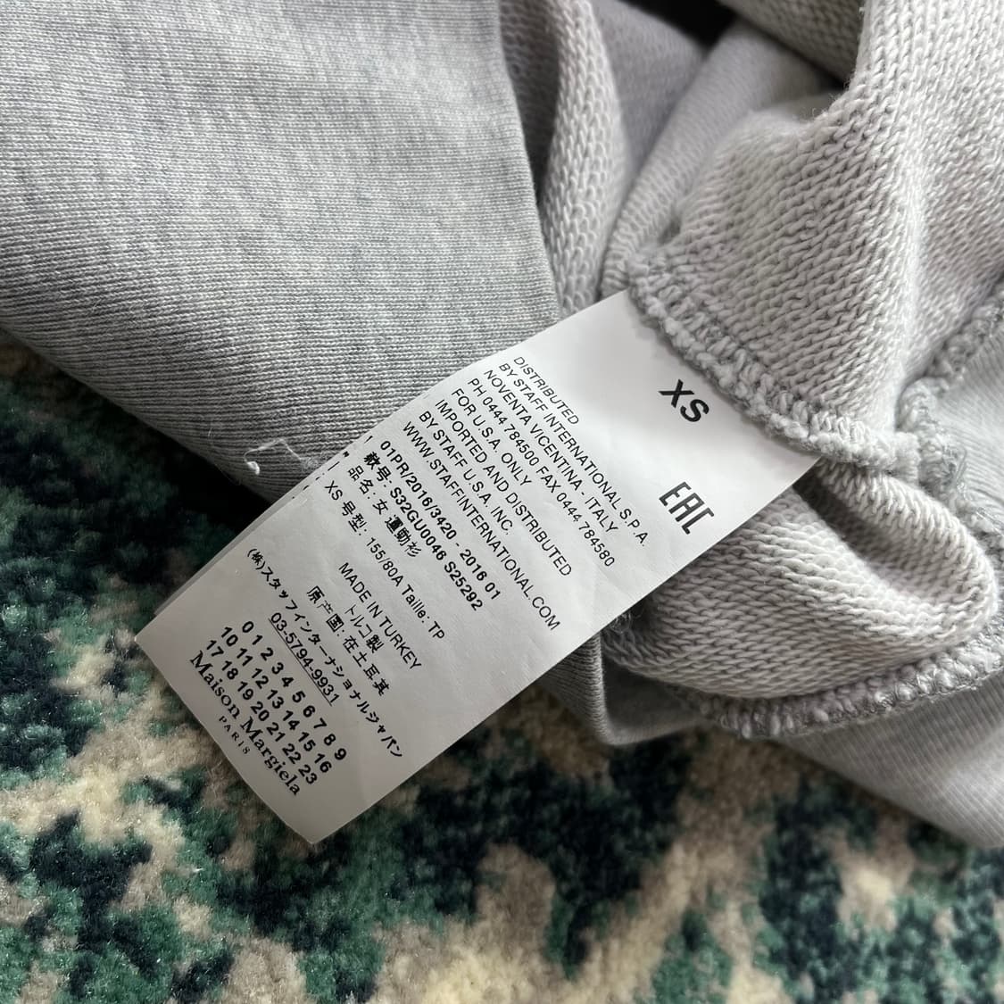 Maison Margiela 메종 마르지엘라 크롭 스웻 맨투맨(xs) 상품이미지3