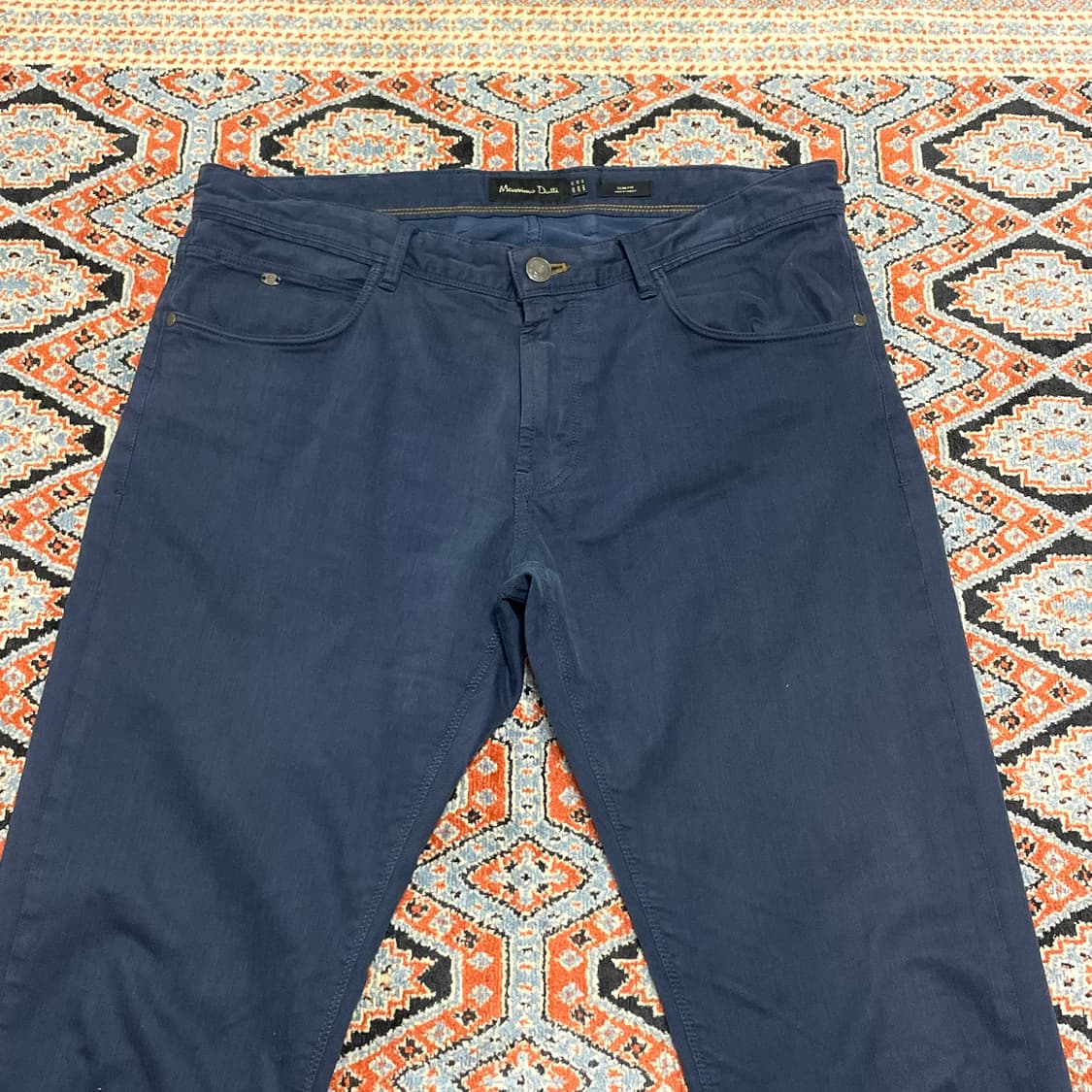 마시모두띠 블루 면팬츠 남성32 상품이미지2