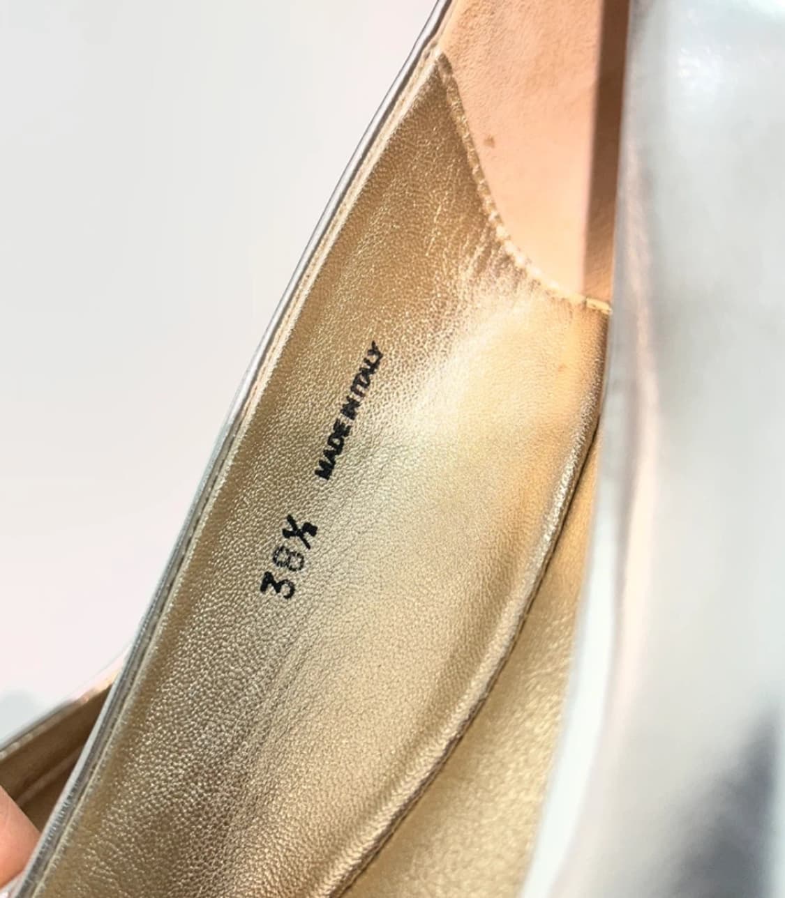 지미추 Jimmy Choo  모스 레더 발레 플랫 슈즈 상품이미지5