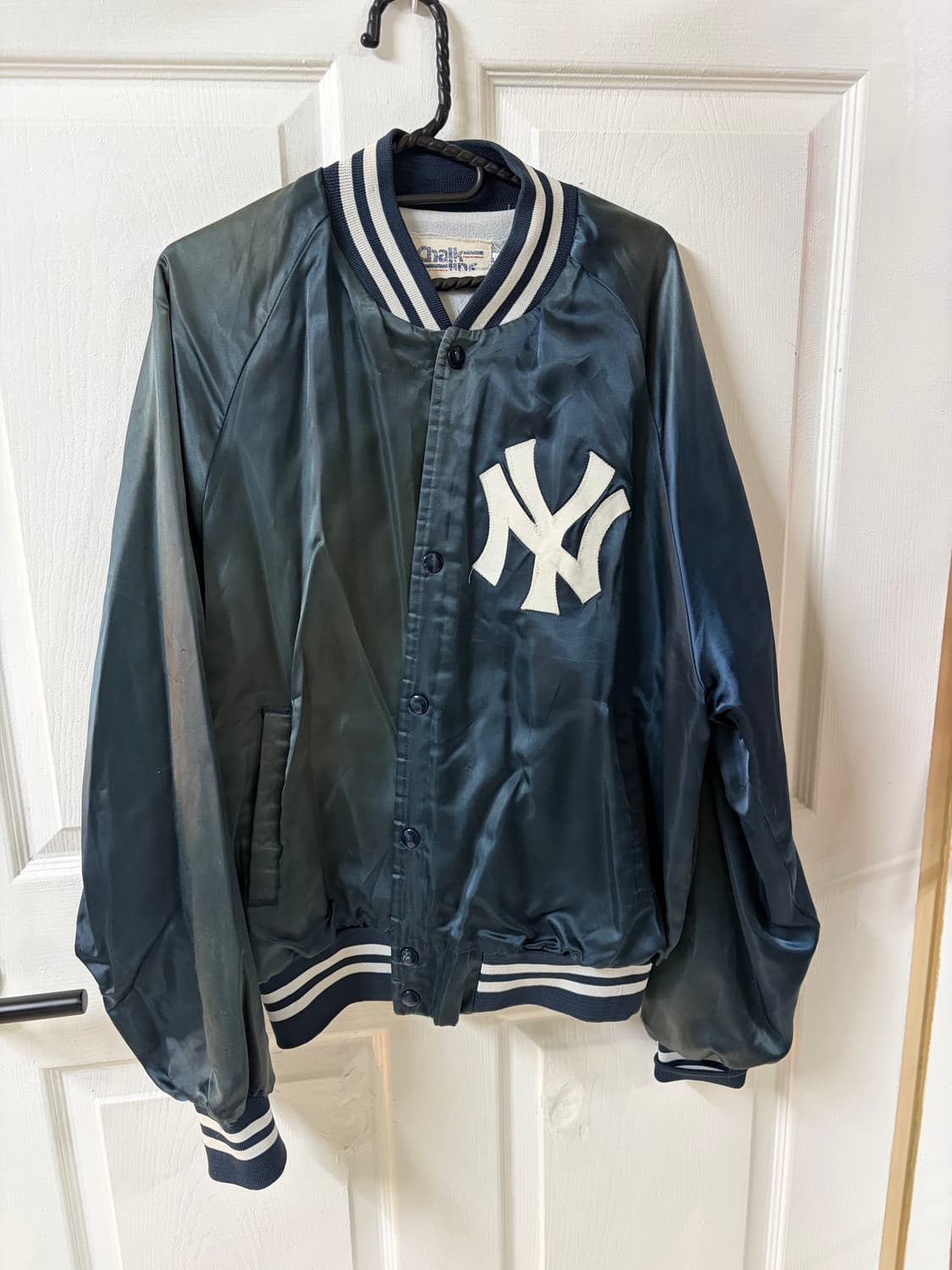 90s 뉴욕양키스 나일론 바시티 자켓 상품이미지1