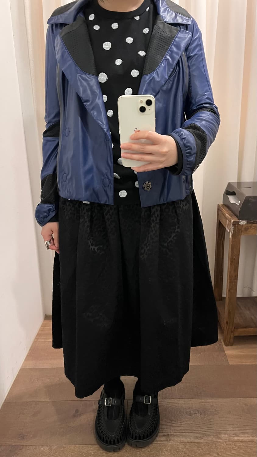 Zipper Mesh Detail Jacket 상품이미지3