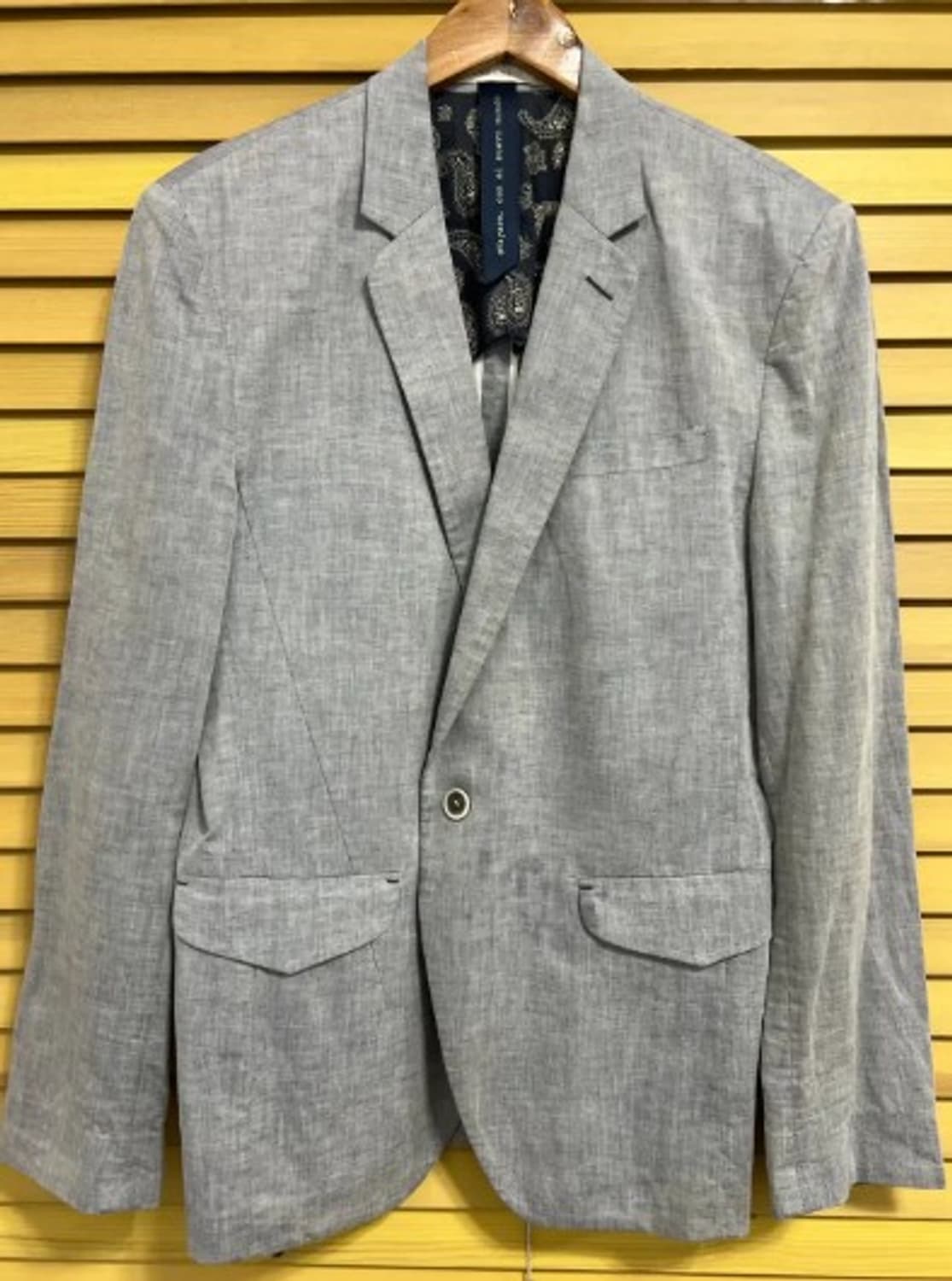 지오송지오 남성 그레이코튼린넨자켓 105 상품이미지2