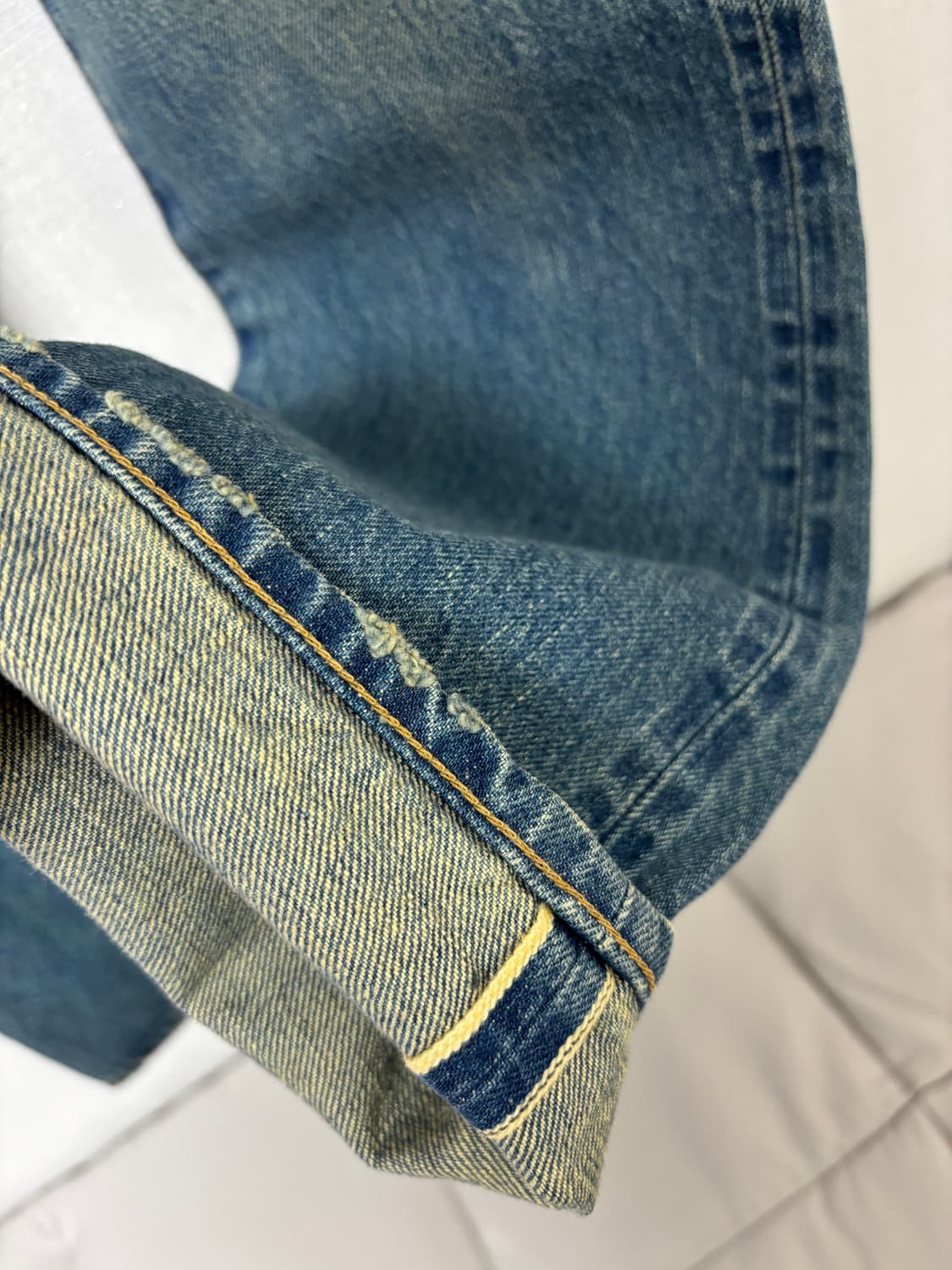 lee101 카우보이 셀비지데님 33*32 made in japan 상품이미지4