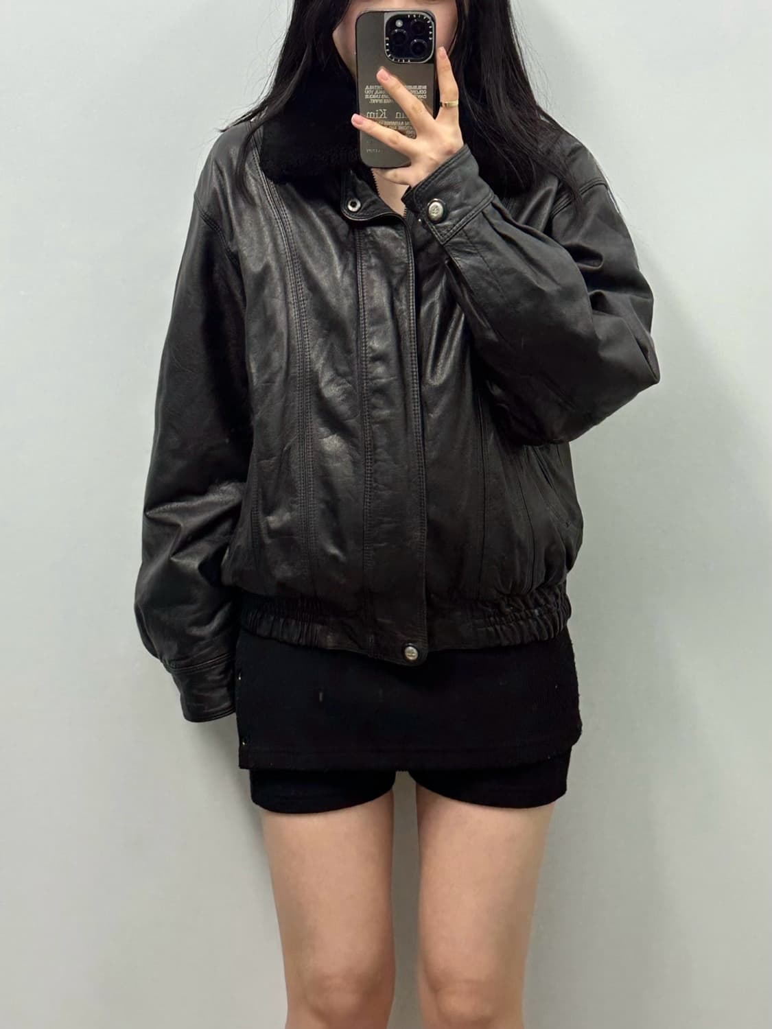 Vintage 빈티지 a-2 양가죽 봄버 자켓 상품이미지1