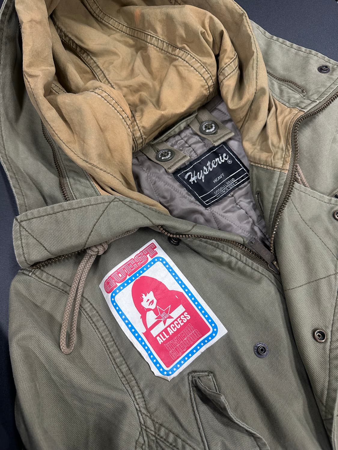 히스테릭 글래머 밀리터리 야상 자켓 상품이미지3