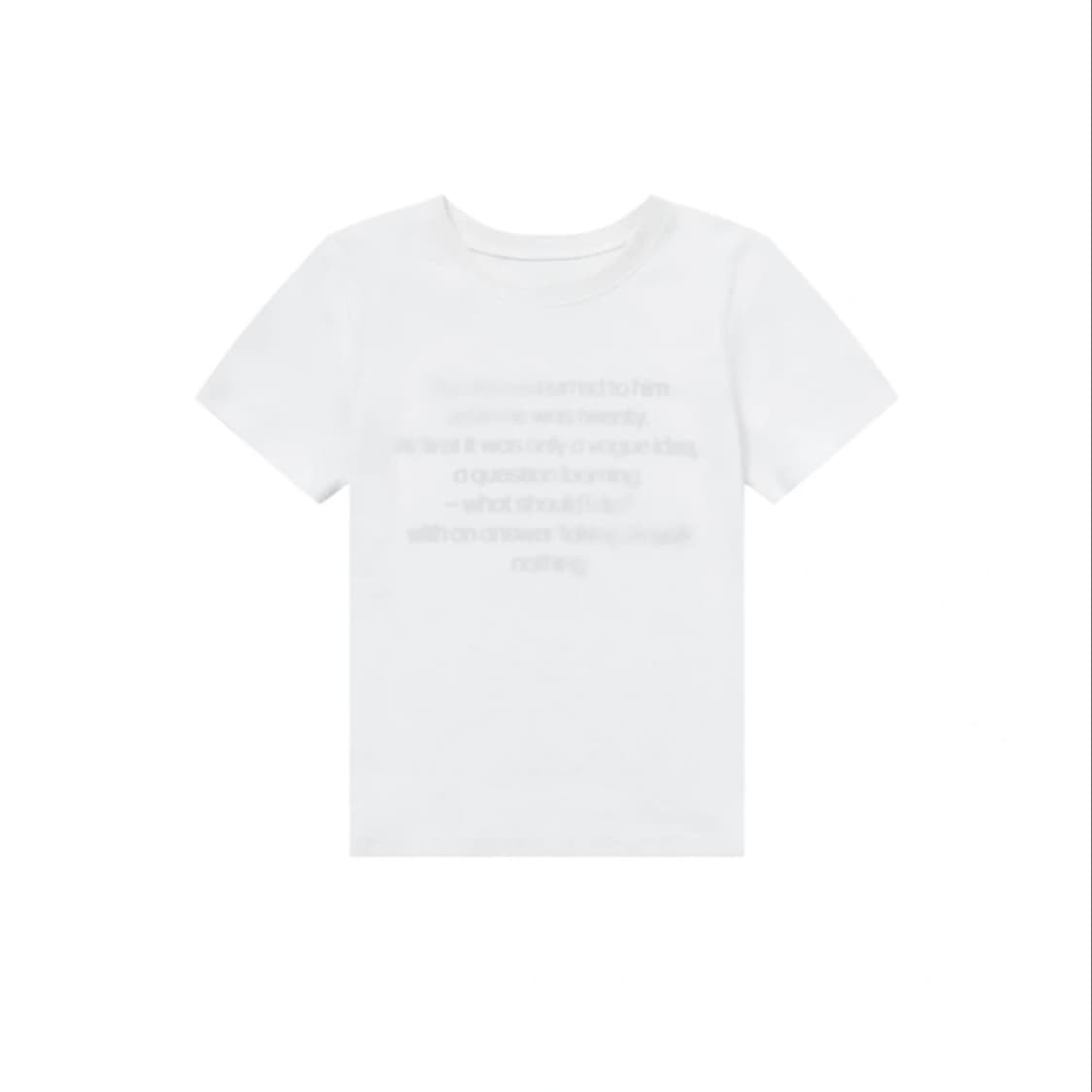 미세키서울 Lettering short sleeves WHITE 상품이미지2