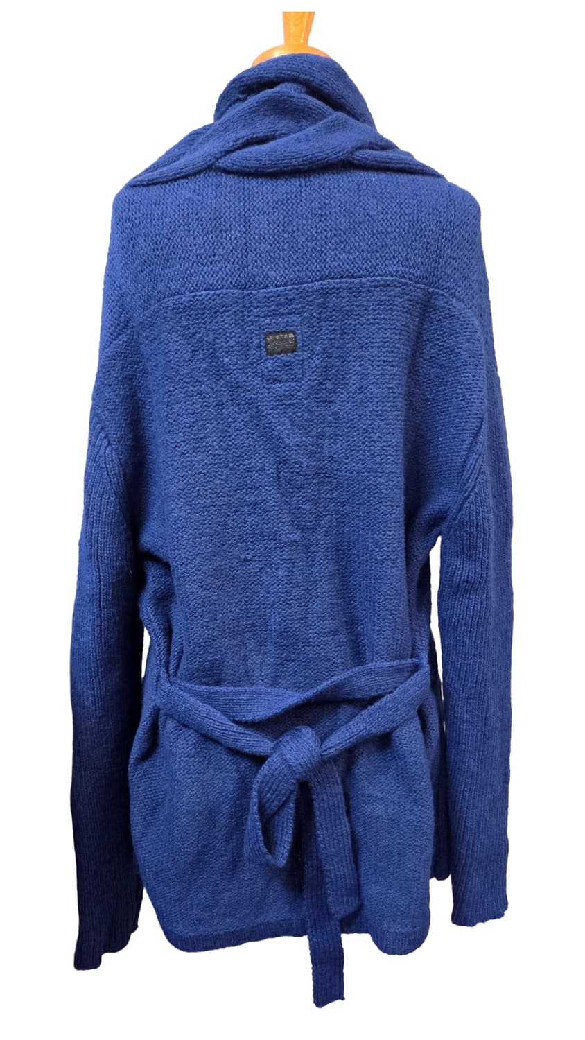 (특가)G-STAR꽈배기 니트 가디건 블루 상품이미지3