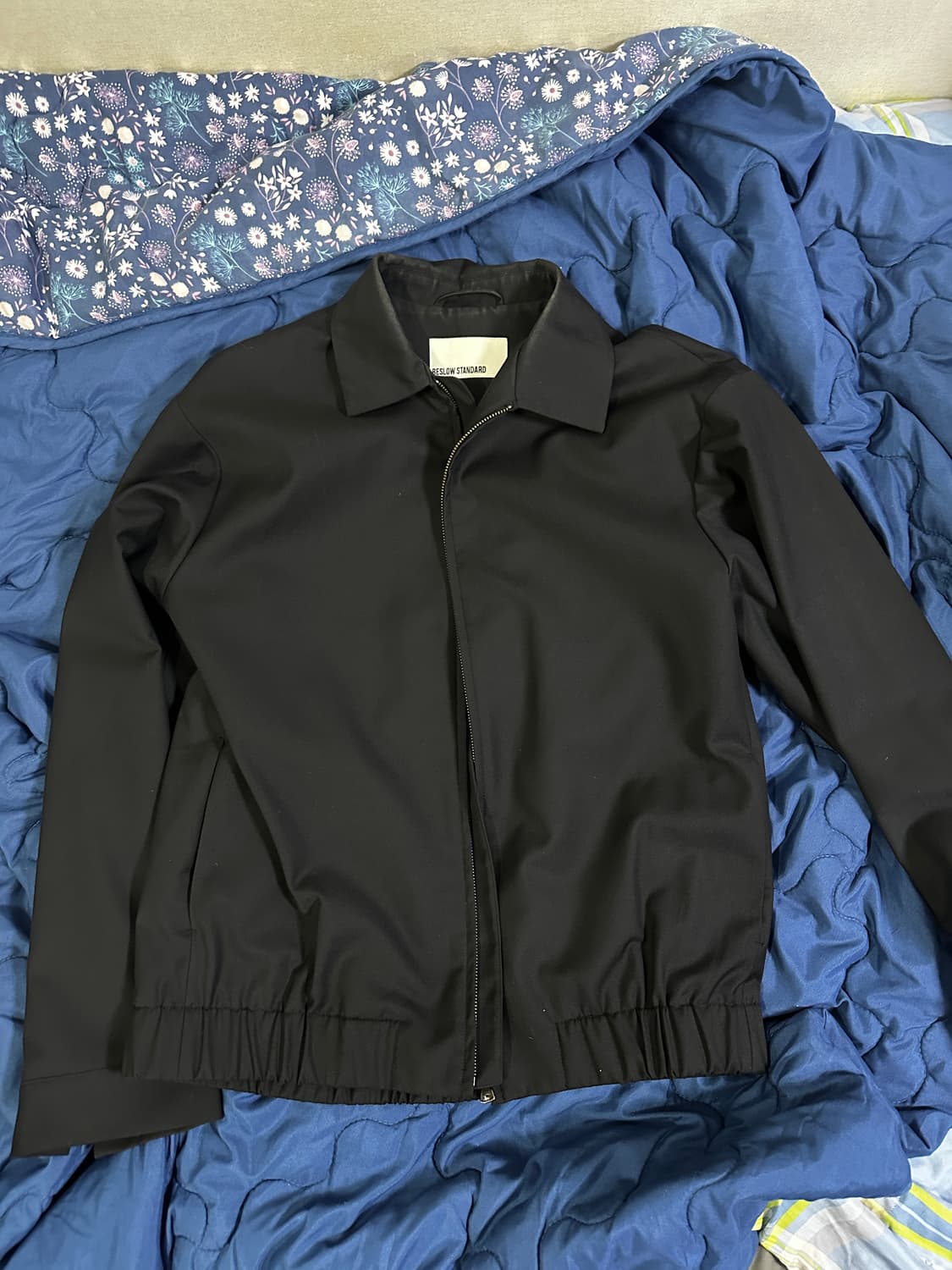 비슬로우스탠다드 블랙블루종자켓 상품이미지1