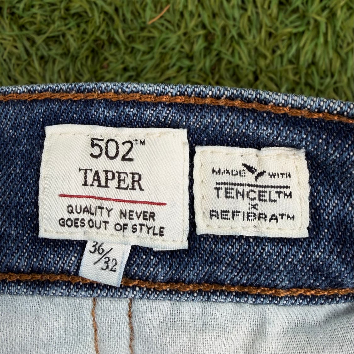 리바이스 502 made & crafted 테이퍼드 셀비지 데님 (36) 상품이미지7