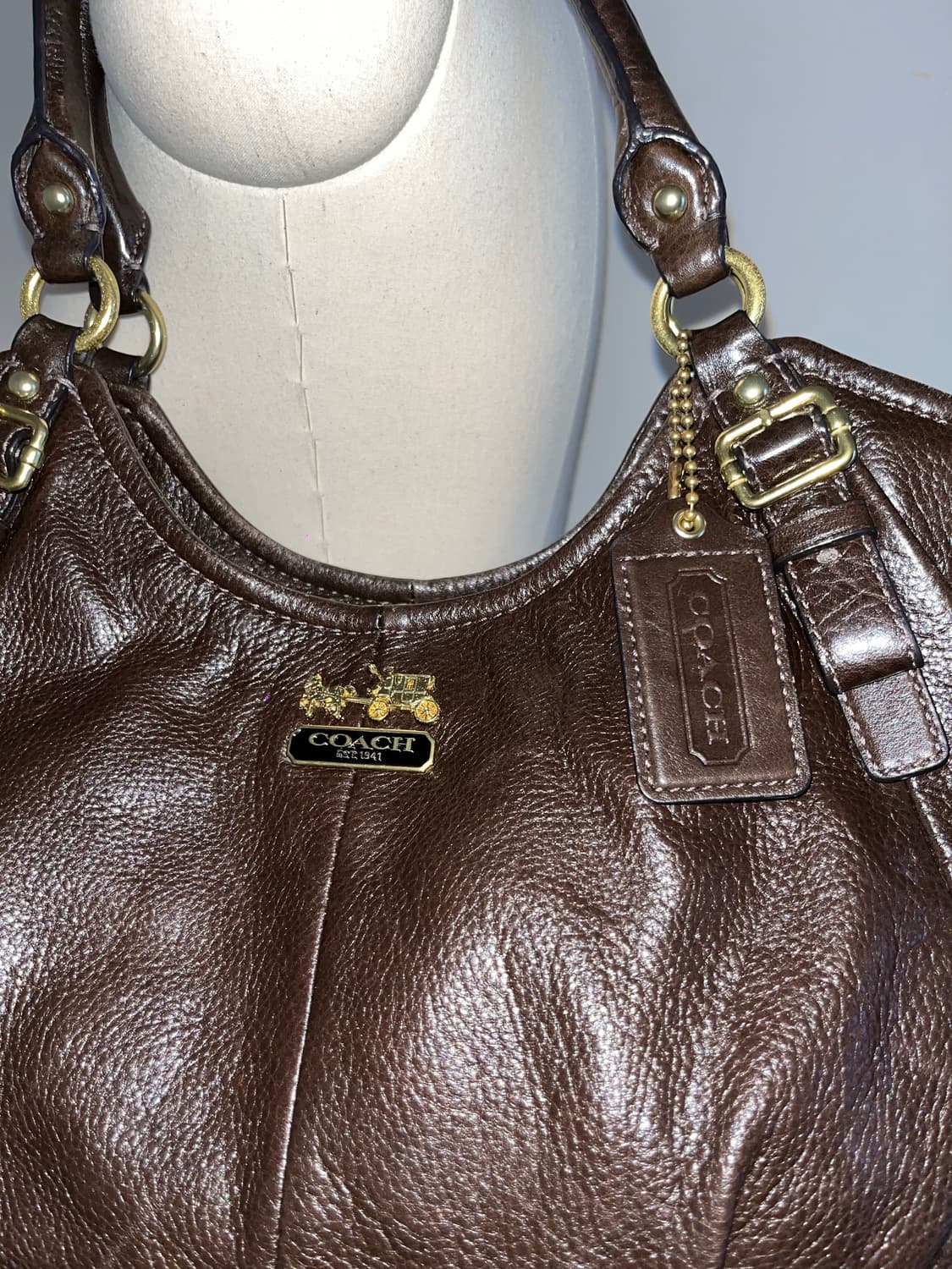 📦90ss Coach Brown shoulder bag 상품이미지6