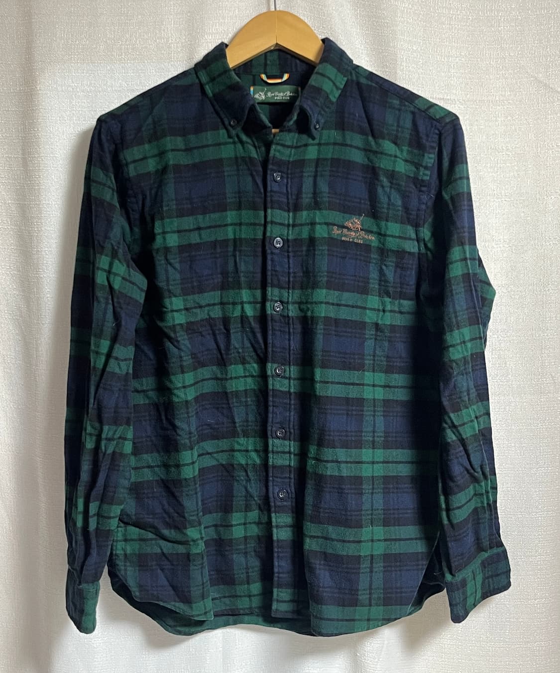 공용 폴로클럽 프란넬 체크셔츠 100 상품이미지1