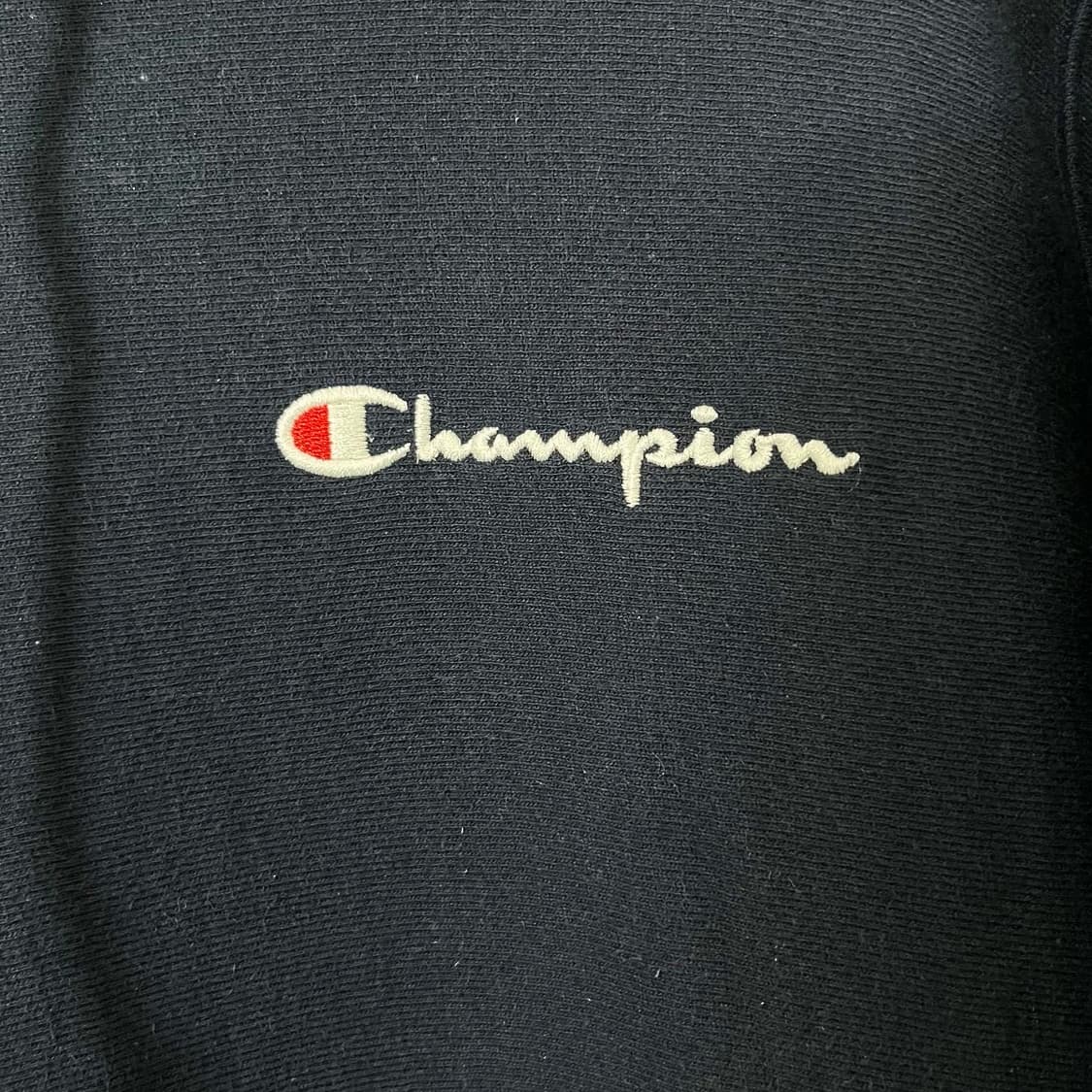 챔피온 네이비 자수로고 후드티 상품이미지3