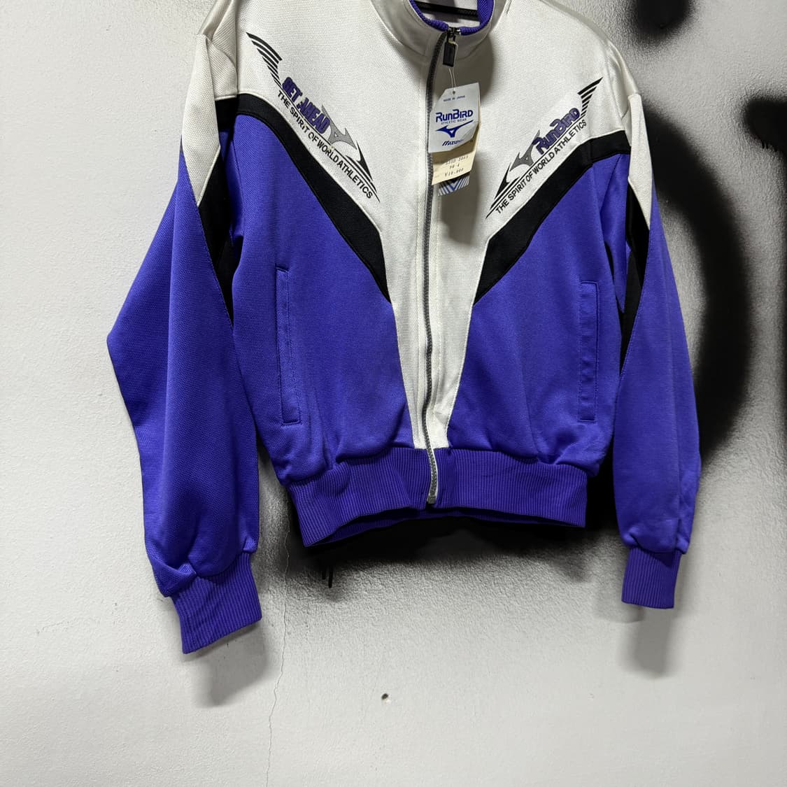 00s 미즈노 데드스탁 올드스쿨 레이싱 집업 져지 트랙탑 상품이미지4