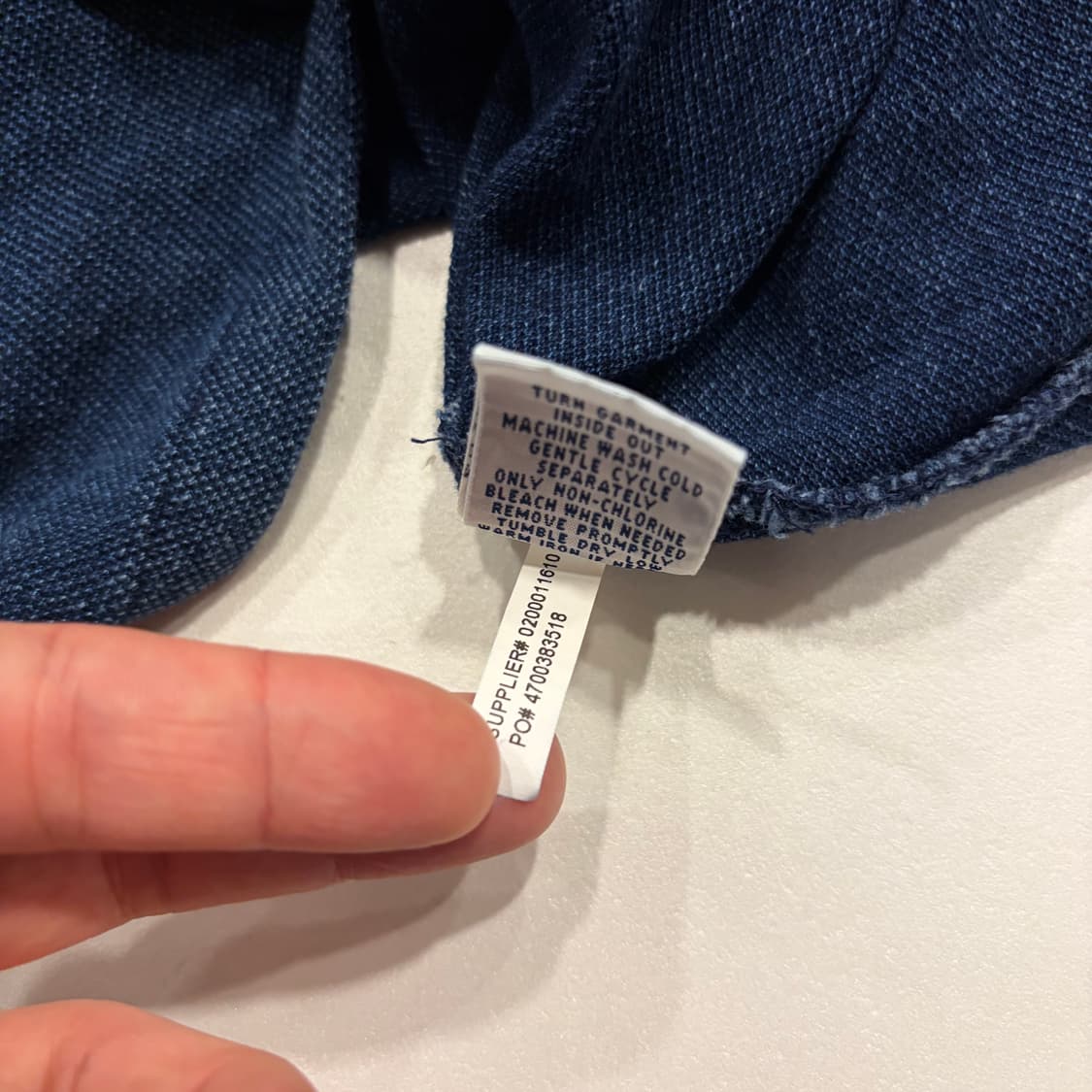 [S] 폴로 랄프로렌 네이비 반팔 폴로셔츠 B310 상품이미지7