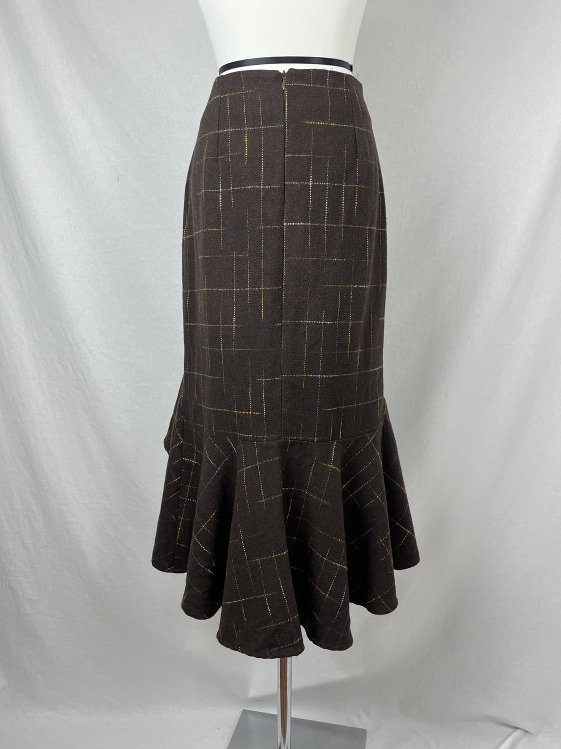 Vintage 브라운컬러 드레이핑 스커트  상품이미지2