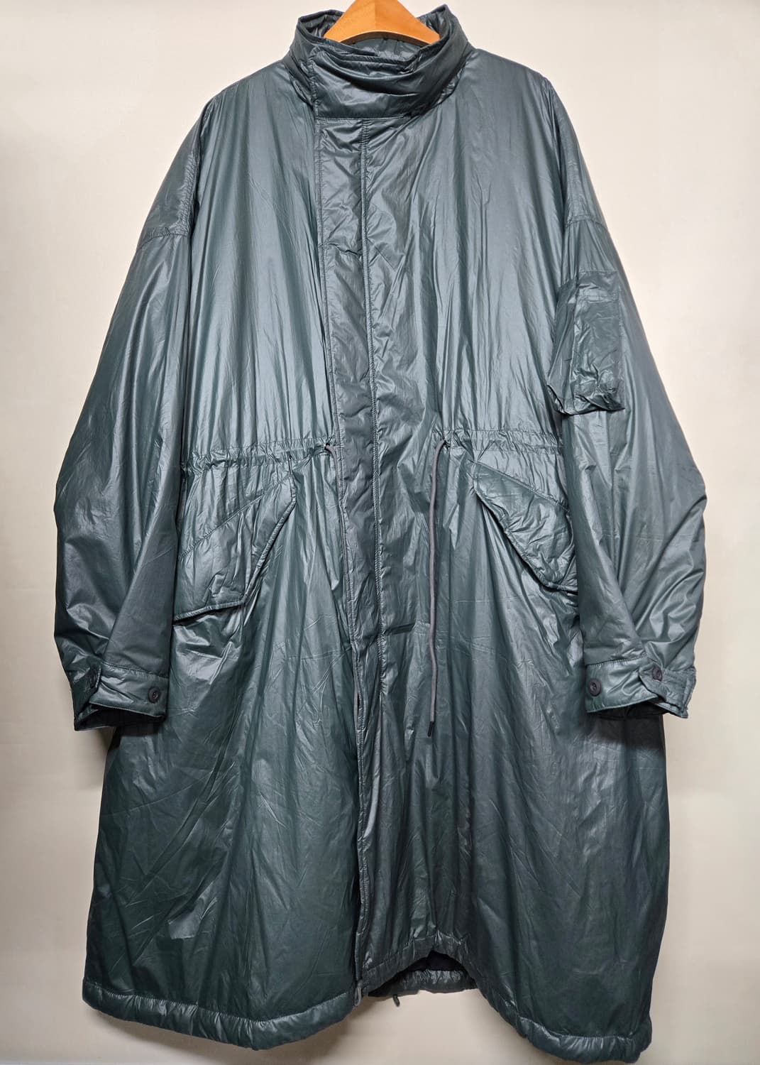 ALL OVER 개파카 스타일 오버핏 롱야상패딩 남녀공용 상품이미지1