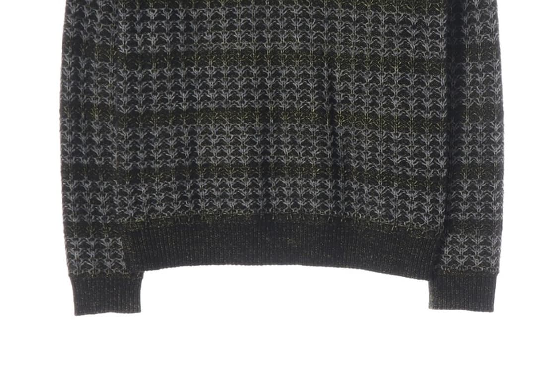 솔리드옴므 우영미 패턴 라운드넥 울 니트 L 상품이미지4