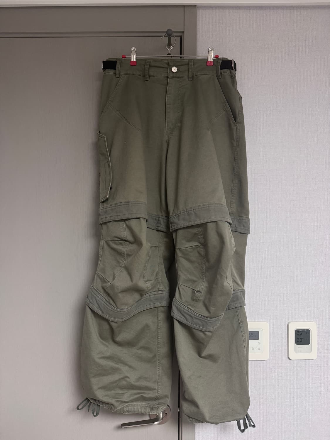 [2] 파프롬왓 레이어드 워크팬츠 올리브 상품이미지2