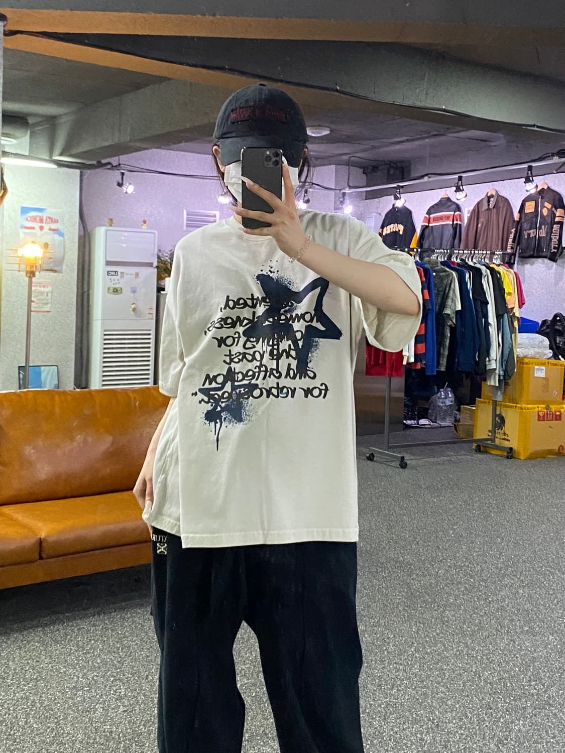파르티멘토 노스탤지어 페인팅 반팔 티셔츠 B4921 상품이미지1