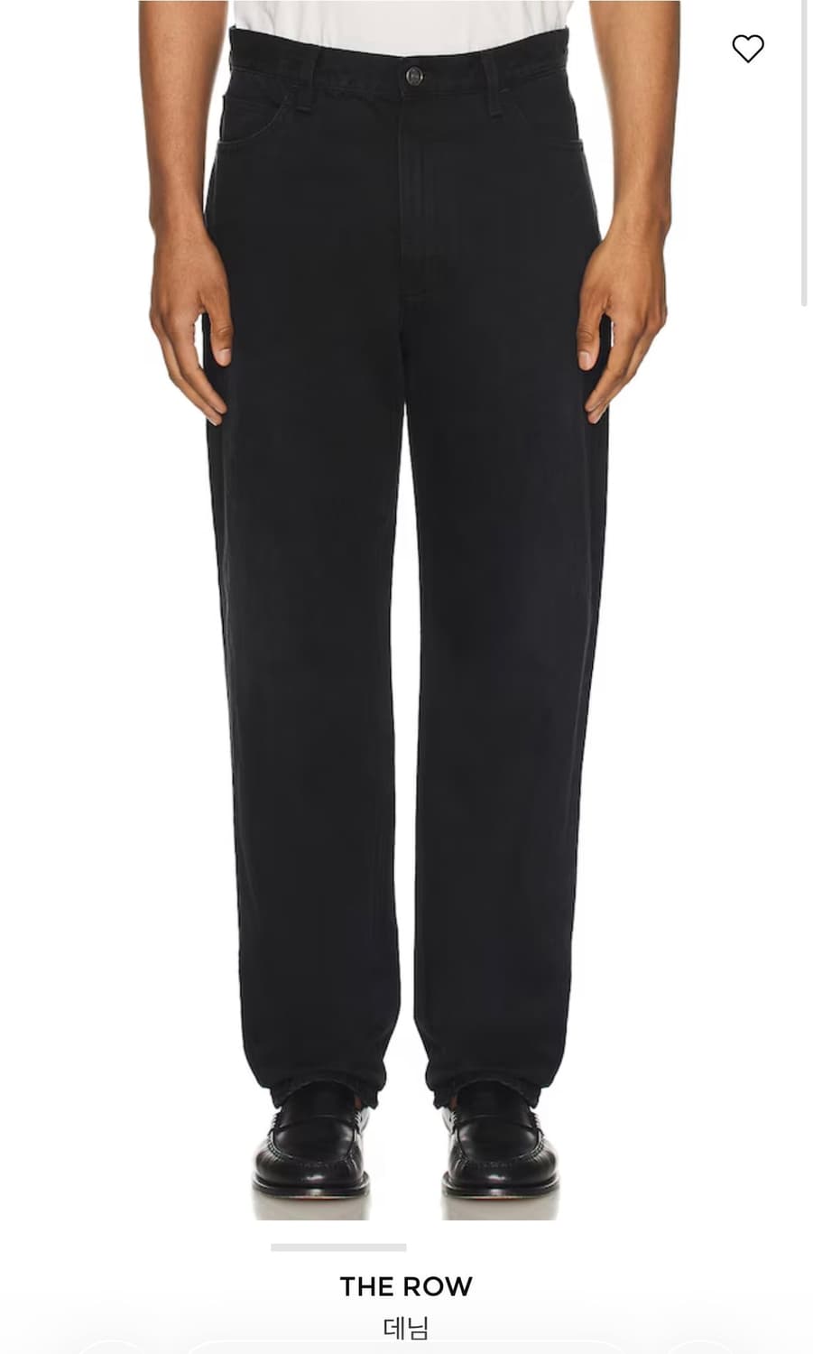 더로우 elordi jeans 블랙 30 상품이미지3