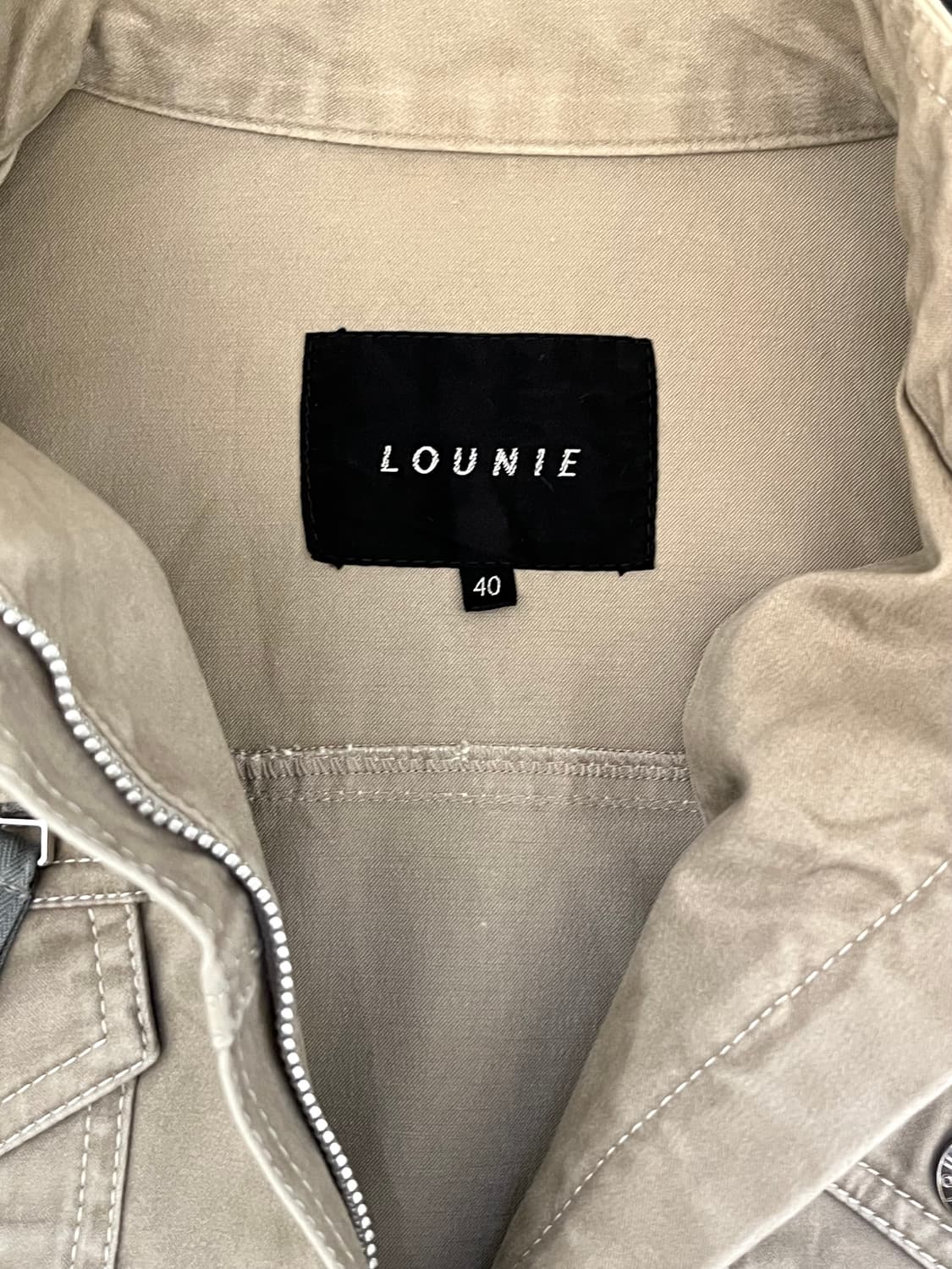 LOUNIE 트랙 바이커 자켓 상품이미지4